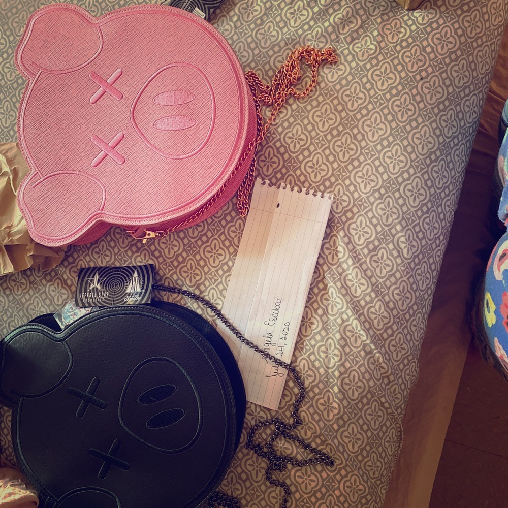 Jefree star x Shane Dawson piggy bags including the hard to find black bag